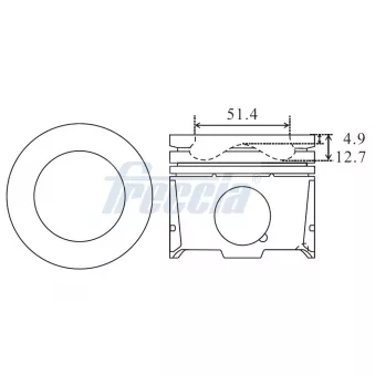 Piston FRECCIA FP23-106760