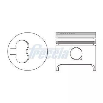 Piston FRECCIA OEM 62815