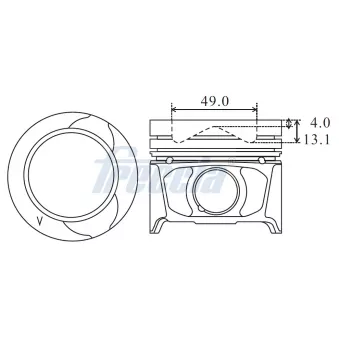 Piston FRECCIA FP23-107950