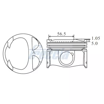 Piston FRECCIA OEM 120108613R