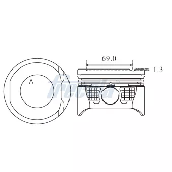 Piston FRECCIA FP23-108100