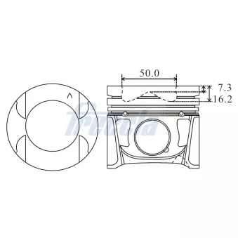 Piston FRECCIA OEM 4420364