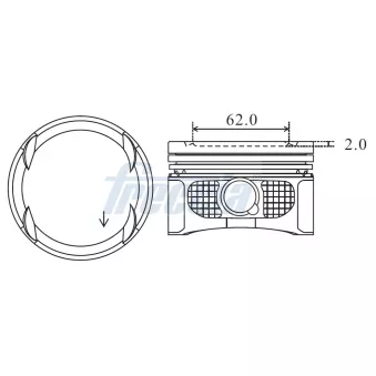 Piston FRECCIA FP23-111600