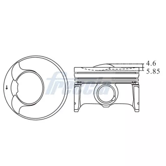 FRECCIA FP23-112300 - Piston
