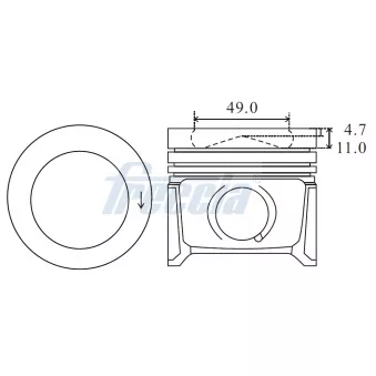 Piston FRECCIA FP23-113250