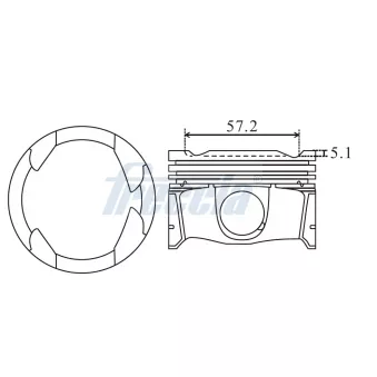 Piston FRECCIA FP23-113450