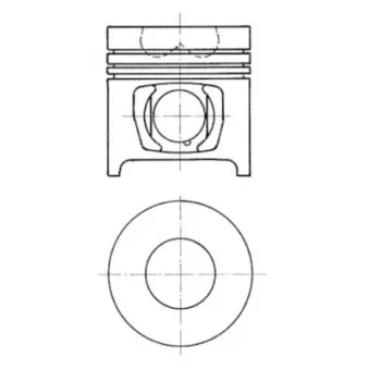 KOLBENSCHMIDT 90008600 - Piston