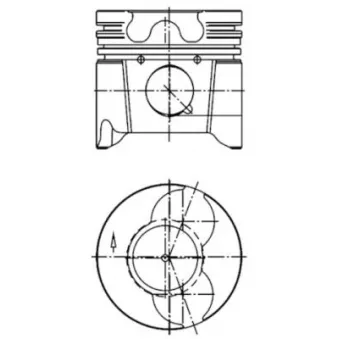 KOLBENSCHMIDT 99879620 - Piston