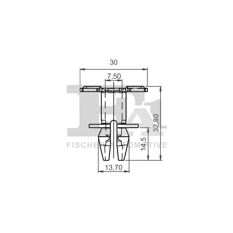 Clip, enjoliveur FA1 10-20023.10 - Visuel 1