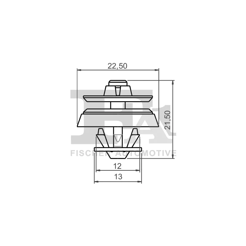 Clip, enjoliveur FA1 11-40034.10 - Visuel 1