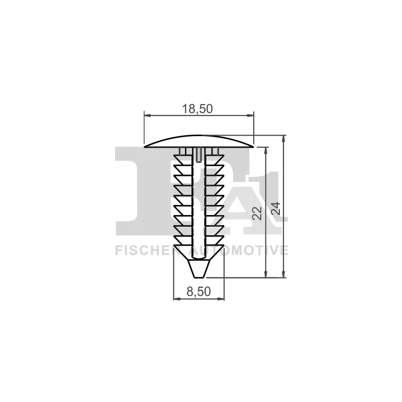 Clip, enjoliveur FA1 21-10024.10 - Visuel 1