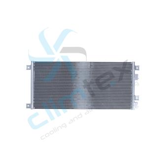 Condenseur, climatisation CLIMTEX CH2-358 pour IVECO DAILY 35C15. 35C15D. 35S15. 40C15. 45C15. 50C15. 60C15. 70C15 - 146cv