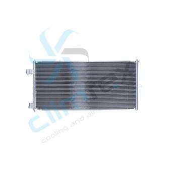 Condenseur, climatisation CLIMTEX CH2-370 pour FORD TRANSIT CONNECT 1.8 TDCi - 110cv