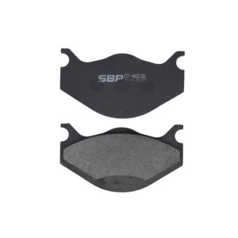 Jeu de 4 plaquettes de frein avant SBP OEM 061724