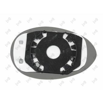 Verre de rétroviseur, rétroviseur extérieur ABAKUS 0107G01
