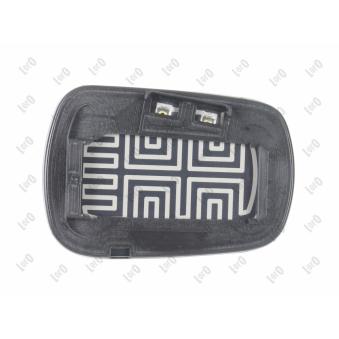 Verre de rétroviseur, rétroviseur extérieur ABAKUS OEM 1140594