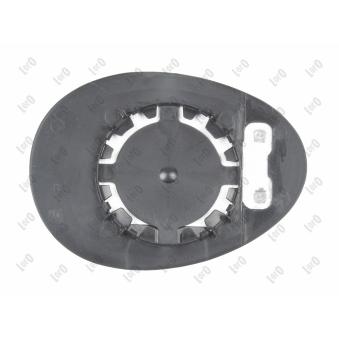 Verre de rétroviseur, rétroviseur extérieur ABAKUS 2502G02