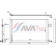 AVA QUALITY COOLING JE5090D - Condenseur, climatisation
