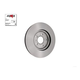 Jeu de 2 disques de frein avant AUTOMEGA OEM 95527034