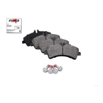 Jeu de 4 plaquettes de frein arrière AUTOMEGA OEM 2E0698451A