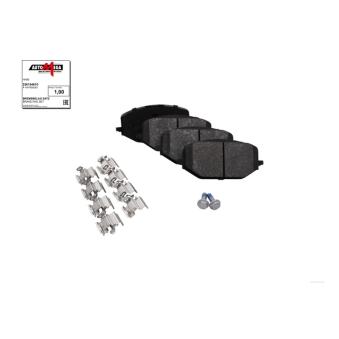 Jeu de 4 plaquettes de frein avant AUTOMEGA 250154610 pour PEUGEOT 308 Hybrid 225 - 224cv