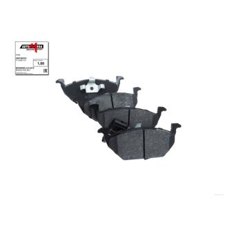 Jeu de 4 plaquettes de frein avant AUTOMEGA 250150310 pour VOLKSWAGEN CADDY 1.9 TDI 4motion - 105cv