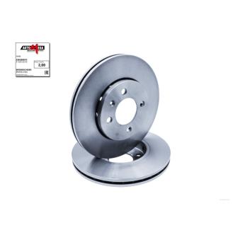 Jeu de 2 disques de frein avant AUTOMEGA [250280610]