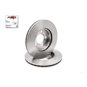 Jeu de 2 disques de frein avant AUTOMEGA OEM 2Q0615301G