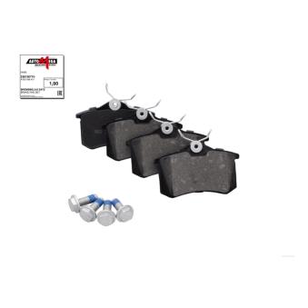 Jeu de 4 plaquettes de frein arrière AUTOMEGA OEM 4D0698451C
