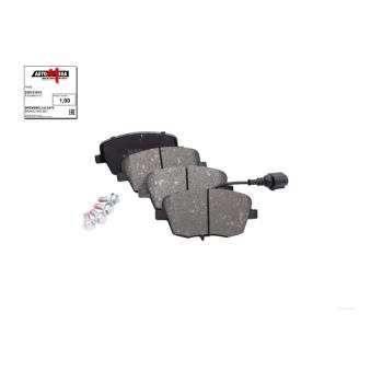Jeu de 4 plaquettes de frein arrière AUTOMEGA 250151010 pour VOLKSWAGEN POLO 1.2 - 54cv