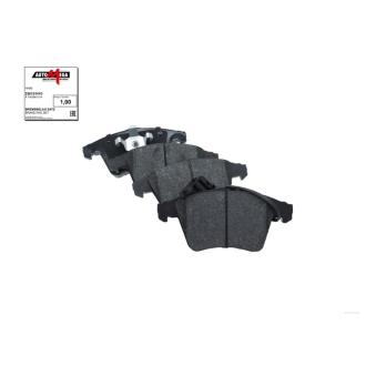 Jeu de 4 plaquettes de frein avant AUTOMEGA 250151410 pour VOLKSWAGEN TRANSPORTER - COMBI 1.9 TDI - 102cv