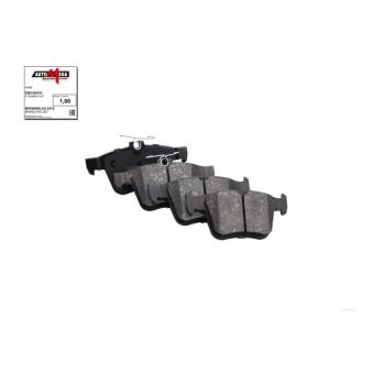 Jeu de 4 plaquettes de frein arrière AUTOMEGA 250152410 pour AUDI Q2 40 TFSI quattro - 190cv