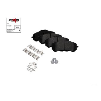 Jeu de 4 plaquettes de frein avant AUTOMEGA 271707010 pour PEUGEOT 308 1.6 GTi PureTech - 263cv