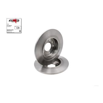 Jeu de 2 disques de frein arrière AUTOMEGA 271736110 pour OPEL INSIGNIA 2.0 CDTi 4x4 - 170cv