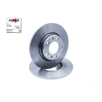 Jeu de 2 disques de frein arrière AUTOMEGA 271736310 pour OPEL COMBO Combo-e - 136cv