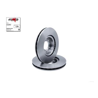 Jeu de 2 disques de frein avant AUTOMEGA 274758610 pour CITROEN C4 Picasso THP 155 - 156cv