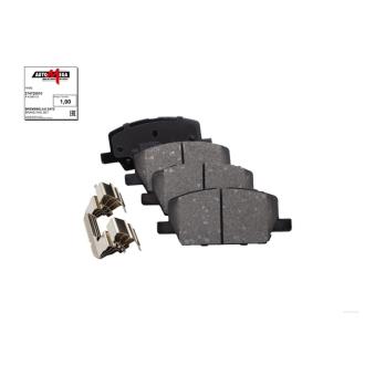 Jeu de 4 plaquettes de frein avant AUTOMEGA OEM 42566753