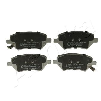 Jeu de 4 plaquettes de frein avant ASHIKA 50-00-022 pour RENAULT R25 2.5 V6 Turbo - 205cv