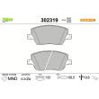 VALEO 302319 - Jeu de 4 plaquettes de frein avant