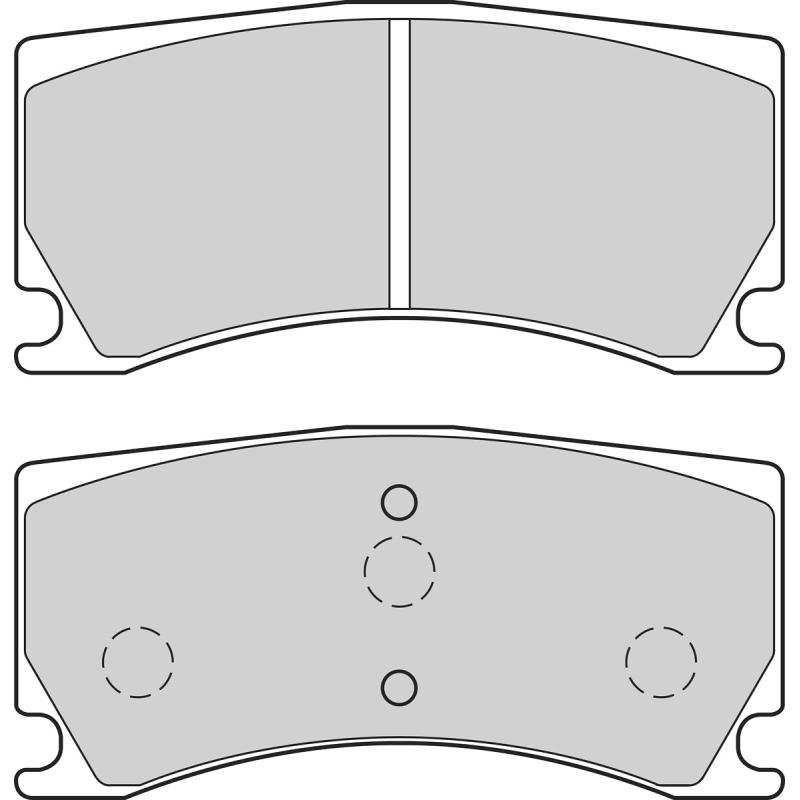 Jeu de 4 plaquettes de frein avant VALEO 302620 - Visuel 1