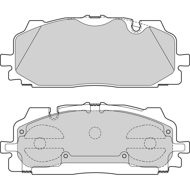 Jeu de 4 plaquettes de frein avant VALEO 302575 - Visuel 1