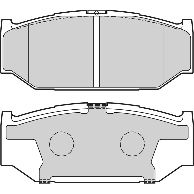 Jeu de 4 plaquettes de frein avant VALEO 302732 - Visuel 1