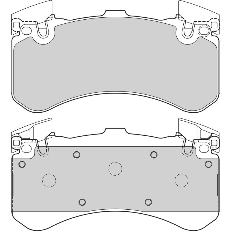 Jeu de 4 plaquettes de frein avant VALEO 302745 - Visuel 1