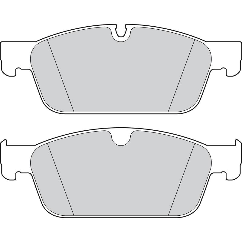 Jeu de 4 plaquettes de frein avant VALEO 302906 - Visuel 1