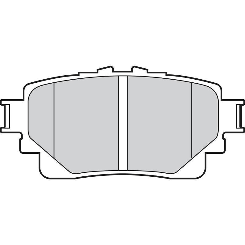 Jeu de 4 plaquettes de frein arrière VALEO 302930 - Visuel 1