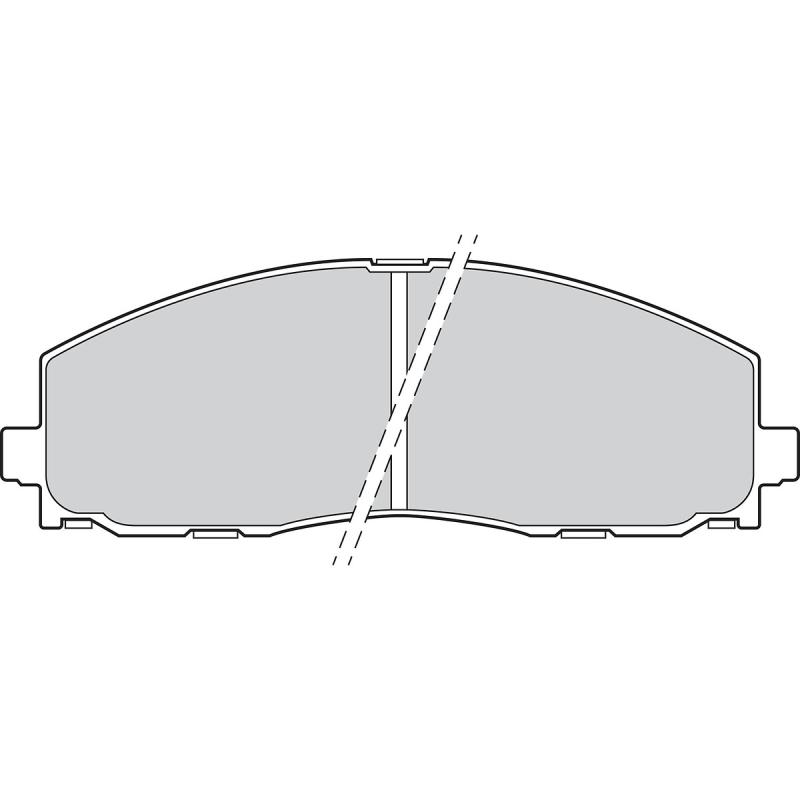 Jeu de 4 plaquettes de frein avant VALEO 302917 - Visuel 1