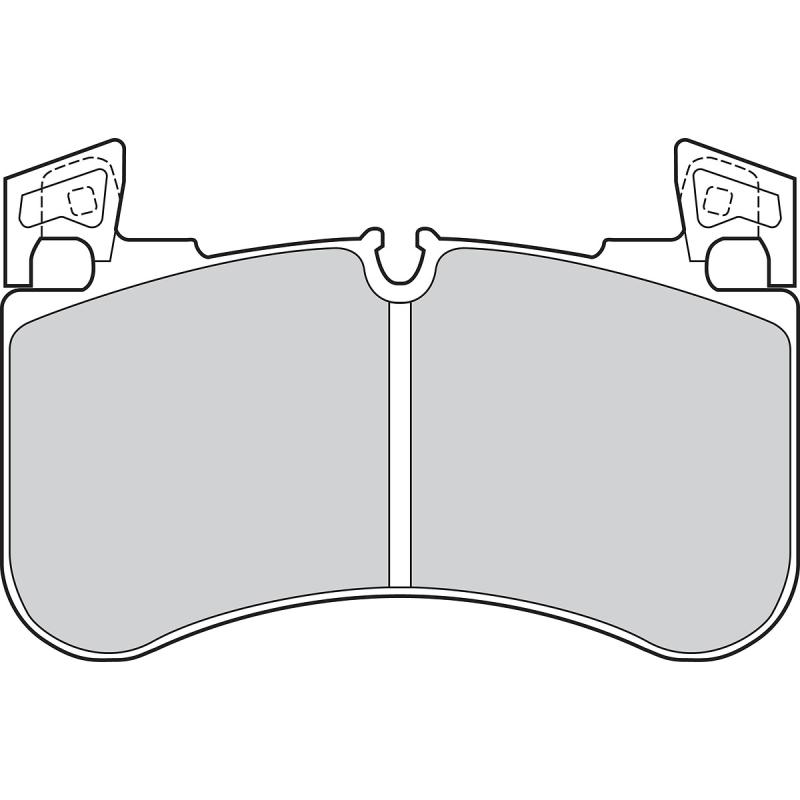 Jeu de 4 plaquettes de frein avant VALEO 302935 - Visuel 1