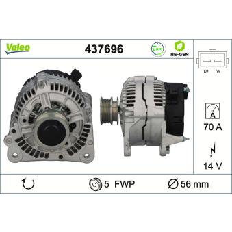 Alternateur VALEO OEM 028903026B Alternateur VALEO OEM 028903026B