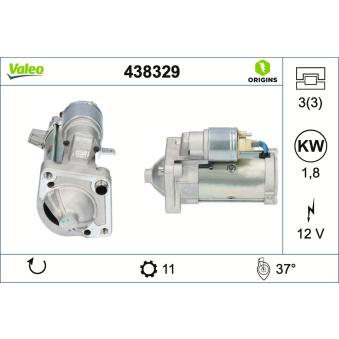 Démarreur VALEO OEM 36003124