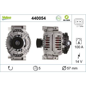 Alternateur VALEO OEM 6204113